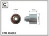 CAFFARO 500092 Deflection/Guide Pulley, timing belt